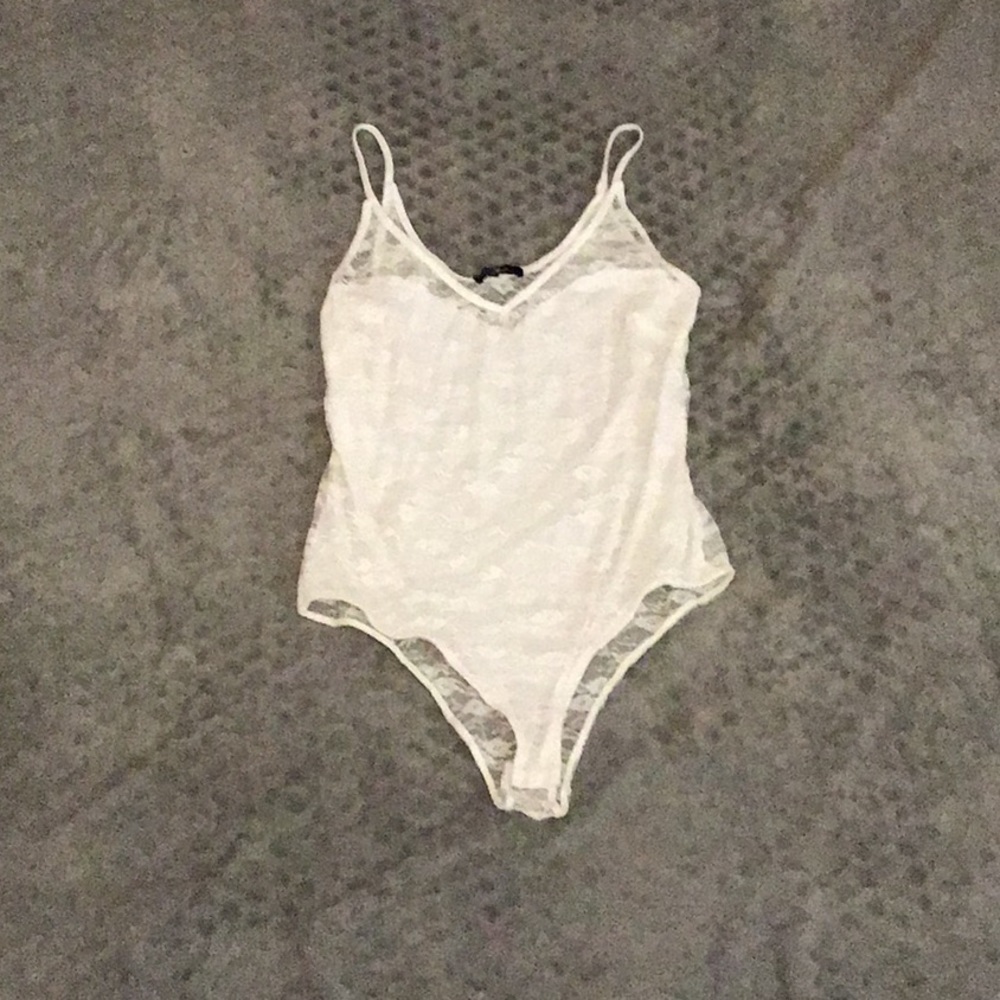 Sweet Lace Sheer Back Bodysuit